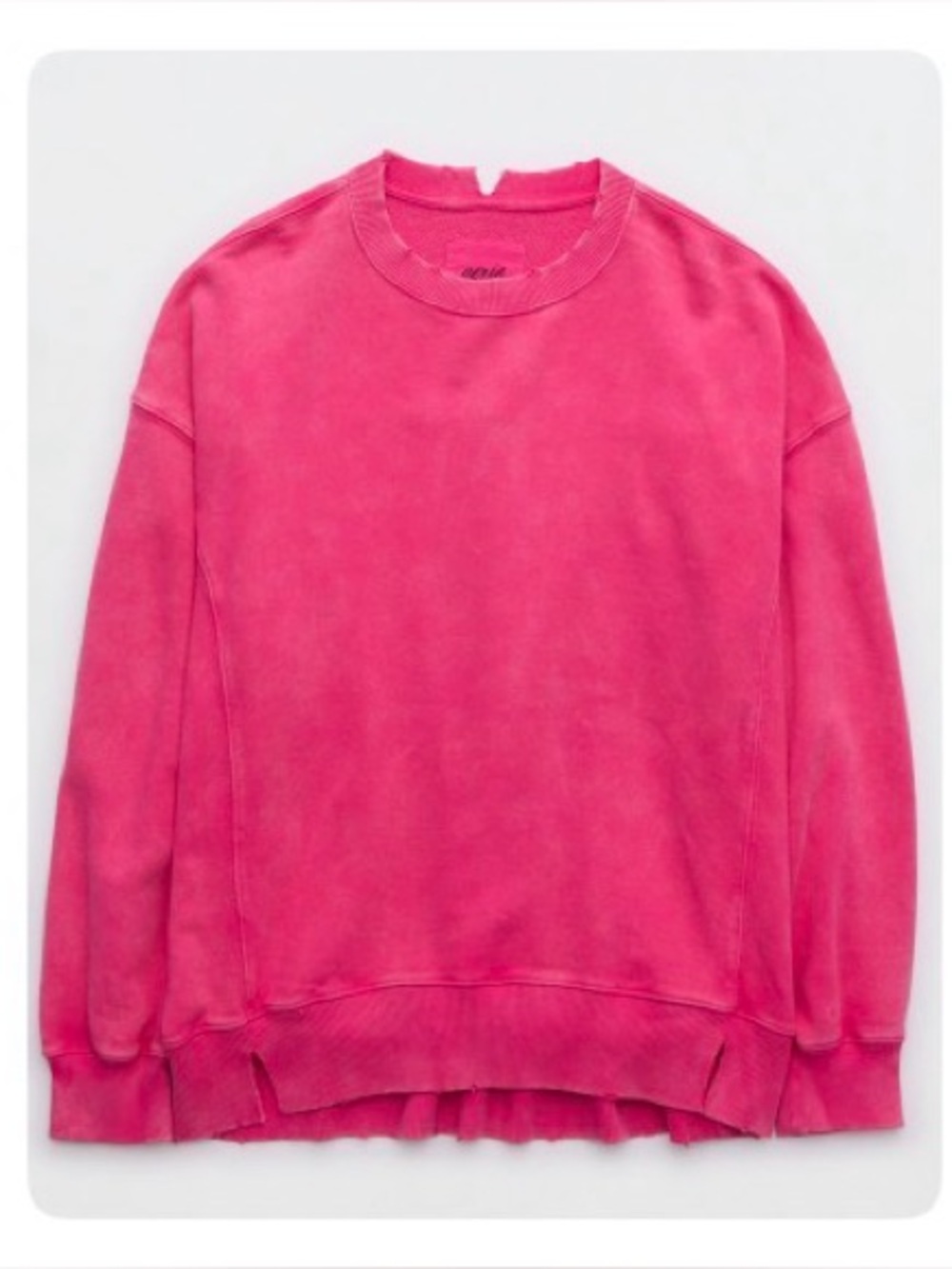 Aerie chill crew oversized crewneck